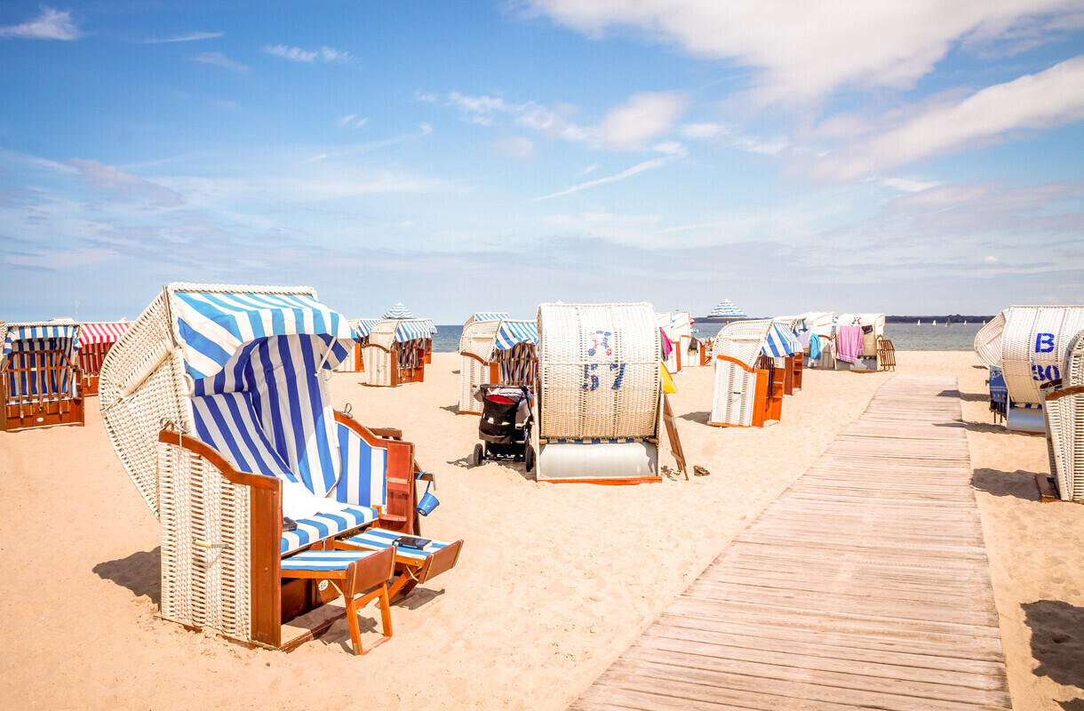 The beaches of Travemünde