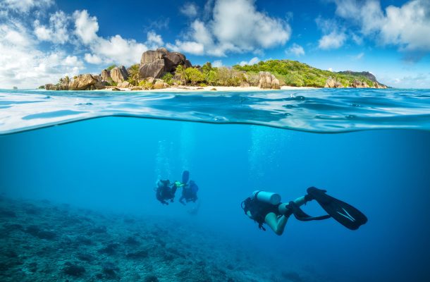 Sukellusta Seychelleillä